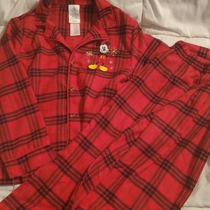 Plaid micket pajamas